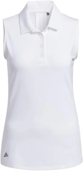 adidas Women's Ultimate365 Solid Sleeveless Golf Polo Shirt