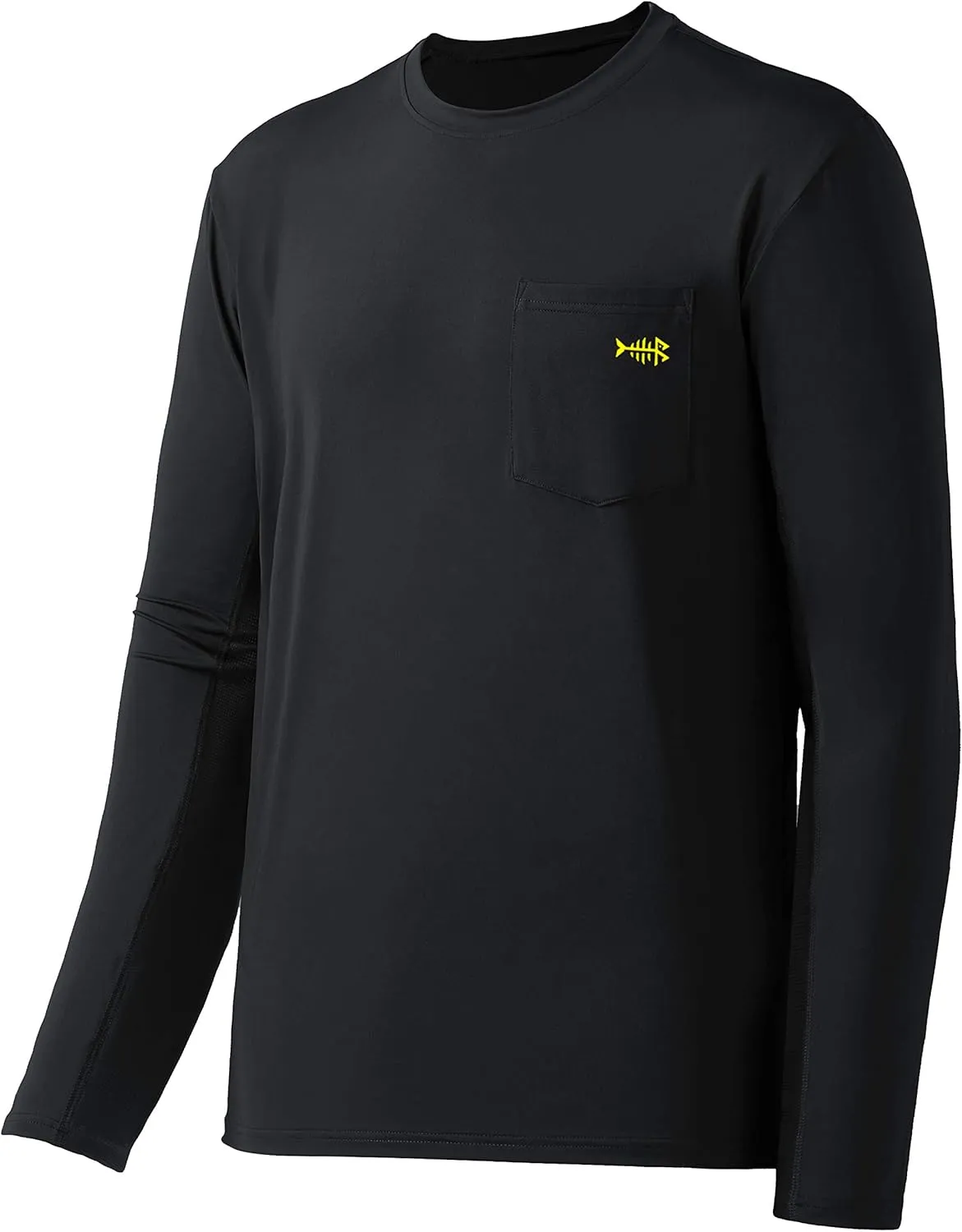 BASSDASH Mens UPF 50  Performance Long Sleeve T-Shirt UV Sun Protection Fishing Hiking Sports Shirts