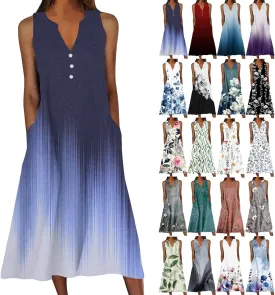 Beach Sundresses for Women 2025 Vacation Casual Plus Size Midi Sun Dress Loose Flowy Summer Boho Long Dresse Trendy Beach Sundresses for Women 2025 Vacation Casual Plus Size Midi Sun Dress Loose Flowy Summer Boho Long Dresse Trendy