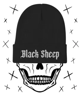 BLACK SHEEP Embroidered Beanie