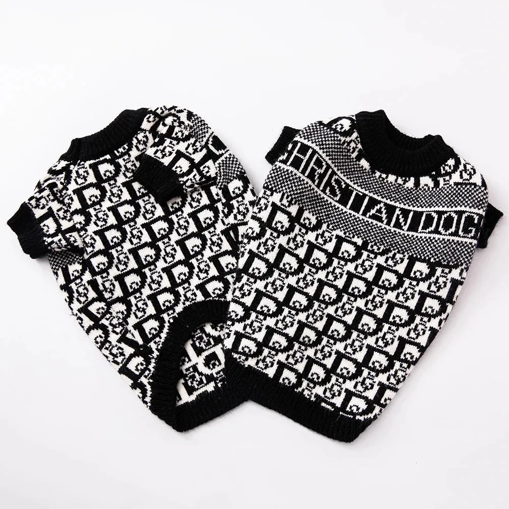 “Christian Dog” Designer Dog Sweater