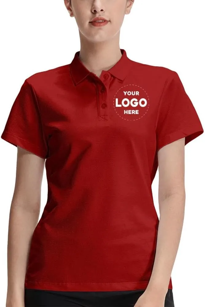 Custom Polo Shirts for Business & Leisure - Customizable, Print Personalized Logo, Team Golf Apparel, Corporate Wear
