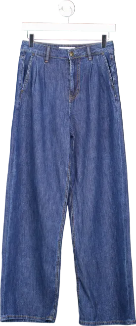 Forever New Dark Mid Wash Denim Trousers UK 8