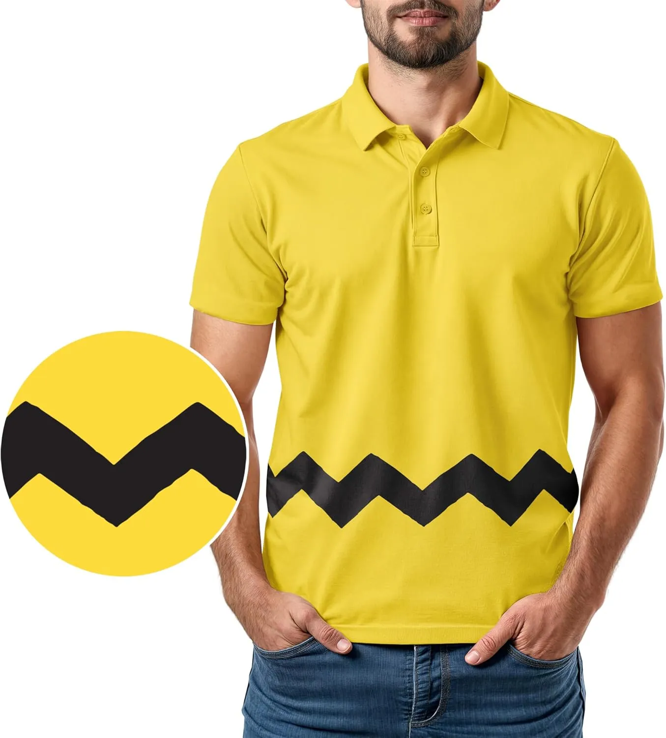 Funny Parody Golf Polo Shirt  Fun Movie Performance Quick Dry UPF Sun Protection Moisture-Wicking Shirts Great Casual Wear