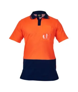 Hi Vis Day Only Cotton Backed Polo