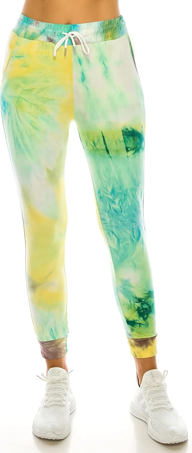 LA12ST Jogger Pants for Women Womens Sweatpants Drawstring Pockets Soft Workout Yoga Lightweight Lounge Pants