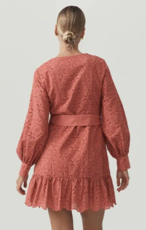MOS - Sara Lace Mini Dress - Sangria