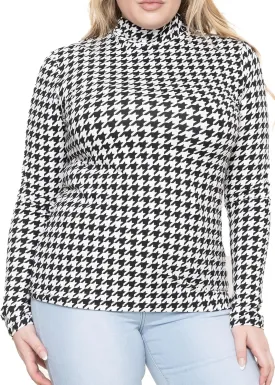 STRETCH IS COMFORT Women's and Plus Oh So Soft Long Sleeve Mock Turtleneck Top Regular and Relaxed Fit Everyday Wear XS-5XL