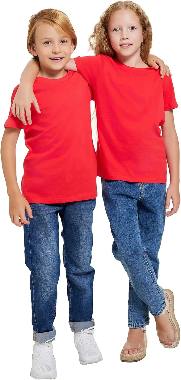 SupaSoft Apparel Kids Personalized Shirt for Boys Girls Youth Custom Tshits 6 to 18 Age Add Your Text Photo Tee