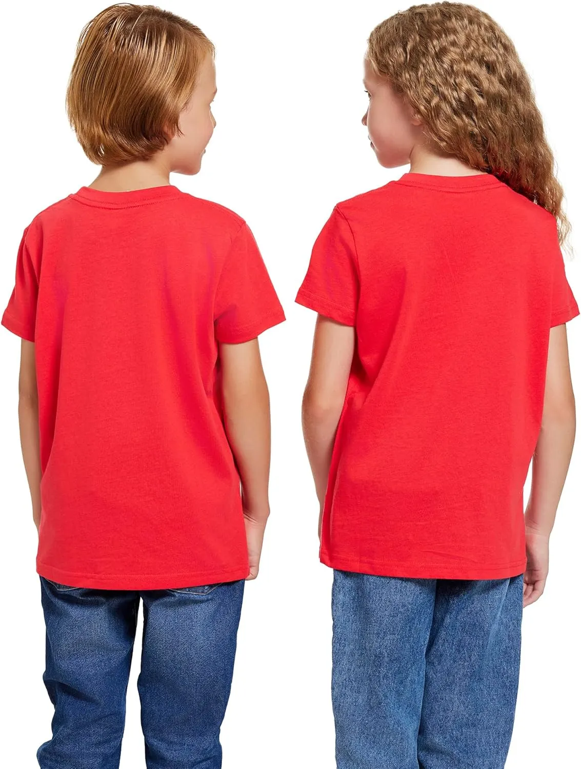 SupaSoft Apparel Kids Personalized Shirt for Boys Girls Youth Custom Tshits 6 to 18 Age Add Your Text Photo Tee