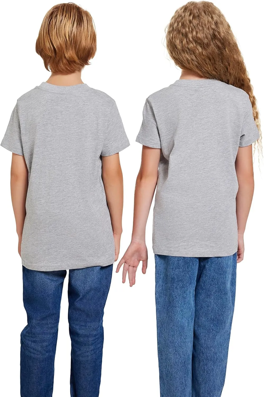 SupaSoft Apparel Kids Personalized Shirt for Boys Girls Youth Custom Tshits 6 to 18 Age Add Your Text Photo Tee