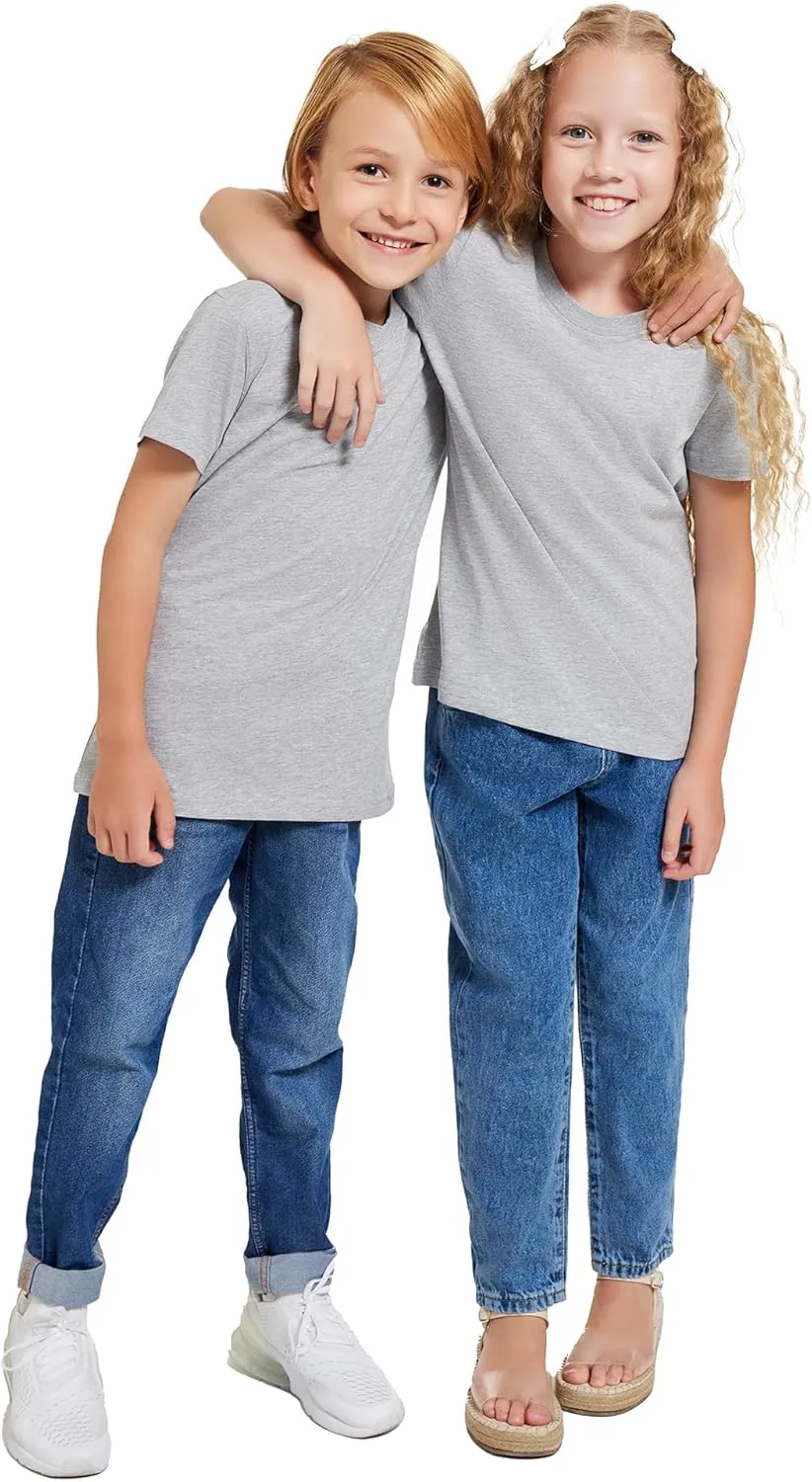 SupaSoft Apparel Kids Personalized Shirt for Boys Girls Youth Custom Tshits 6 to 18 Age Add Your Text Photo Tee